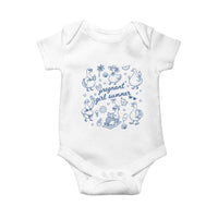 Pregnant Girl Summer Baby Onesie Summer Goose Beach Pregnancy Announcement Baby Shower