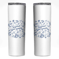 Pregnant Girl Summer Skinny Tumbler Summer Goose Beach Pregnancy Announcement Baby Shower