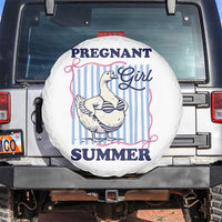 Pregnant Girl Summer Spare Tire Cover Striped Coquette Summer Goose Beach Pregnancy Announcement
