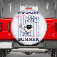 Pregnant Girl Summer Spare Tire Cover Striped Coquette Summer Goose Beach Pregnancy Announcement