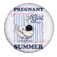 Pregnant Girl Summer Spare Tire Cover Striped Coquette Summer Goose Beach Pregnancy Announcement