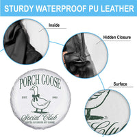 Porch Goose Spare Tire Cover Cute Garden Club Vibes Moms Grandmas