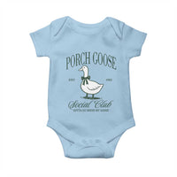 Porch Goose Baby Onesie Cute Garden Club Vibes Moms Grandmas
