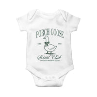 Porch Goose Baby Onesie Cute Garden Club Vibes Moms Grandmas