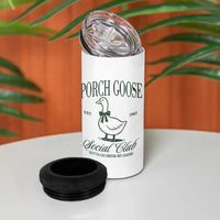 Porch Goose 4 in 1 Can Cooler Tumbler Cute Garden Club Vibes Moms Grandmas