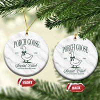 Porch Goose Ceramic Ornament Cute Garden Club Vibes Moms Grandmas