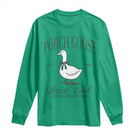 Porch Goose Long Sleeve Shirt Cute Garden Club Vibes Moms Grandmas