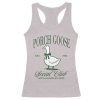 Porch Goose Racerback Tank Top Cute Garden Club Vibes Moms Grandmas