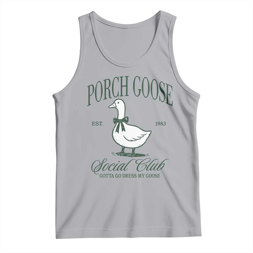 Porch Goose Tank Top Cute Garden Club Vibes Moms Grandmas
