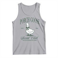 Porch Goose Tank Top Cute Garden Club Vibes Moms Grandmas