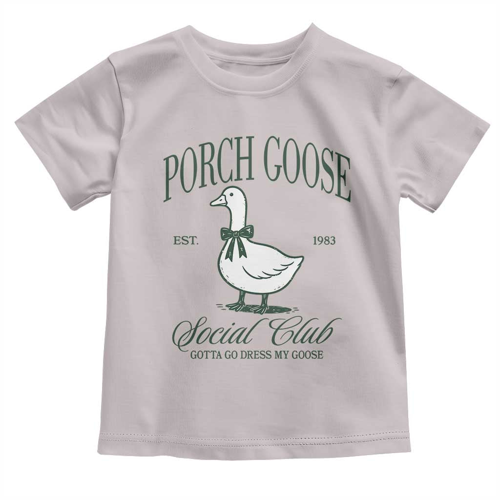 Porch Goose Toddler T Shirt Cute Garden Club Vibes Moms Grandmas