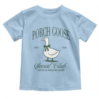 Porch Goose Toddler T Shirt Cute Garden Club Vibes Moms Grandmas