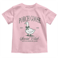 Porch Goose Toddler T Shirt Cute Garden Club Vibes Moms Grandmas