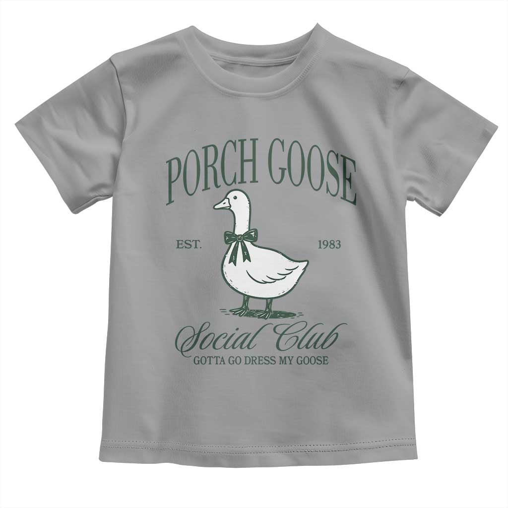 Porch Goose Toddler T Shirt Cute Garden Club Vibes Moms Grandmas