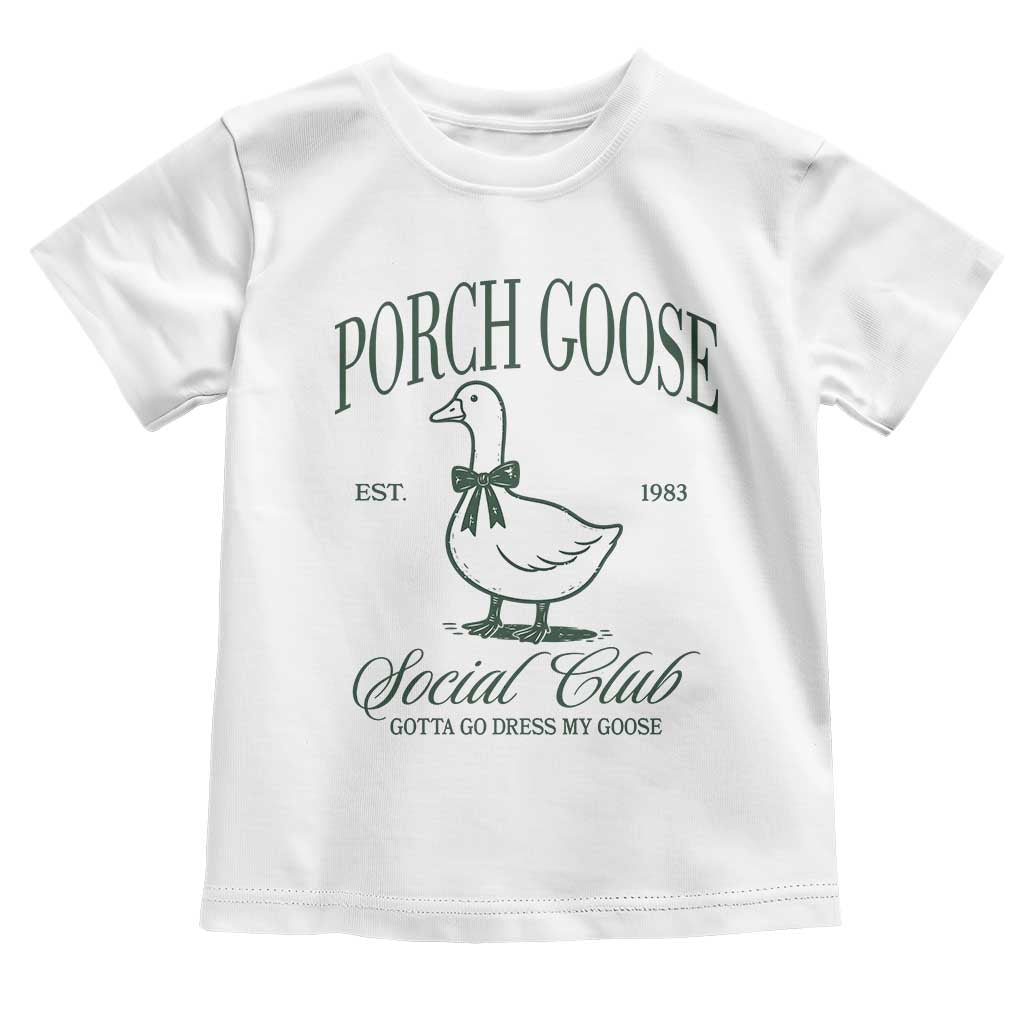 Porch Goose Toddler T Shirt Cute Garden Club Vibes Moms Grandmas