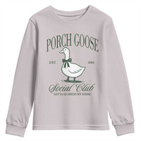 Porch Goose Youth Sweatshirt Cute Garden Club Vibes Moms Grandmas
