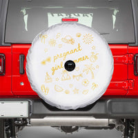 Pregnant Girl Summer Spare Tire Cover Cute Beach Summer Pregnancy Announcement Baby Shower