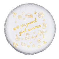 Pregnant Girl Summer Spare Tire Cover Cute Beach Summer Pregnancy Announcement Baby Shower
