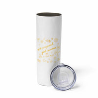 Pregnant Girl Summer Skinny Tumbler Cute Beach Summer Pregnancy Announcement Baby Shower