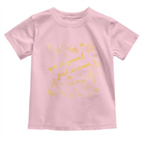Pregnant Girl Summer Toddler T Shirt Cute Beach Summer Pregnancy Announcement Baby Shower
