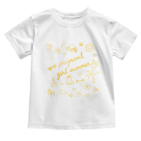 Pregnant Girl Summer Toddler T Shirt Cute Beach Summer Pregnancy Announcement Baby Shower