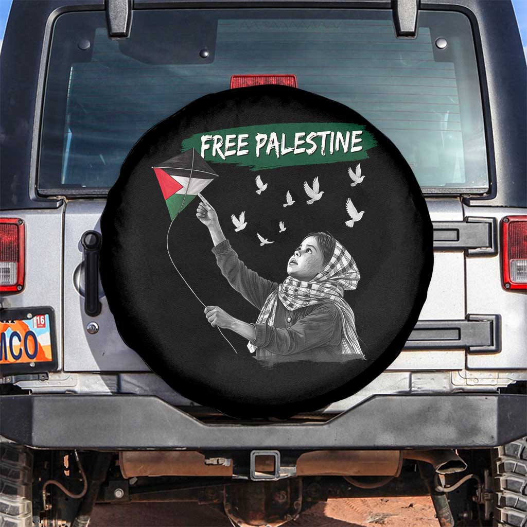 Free Palestine Spare Tire Cover Gaza Palestinian Flag - Wonder Print Shop