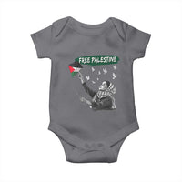 Free Palestine Baby Onesie Gaza Palestinian Flag - Wonder Print Shop