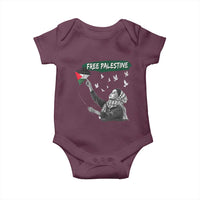 Free Palestine Baby Onesie Gaza Palestinian Flag - Wonder Print Shop
