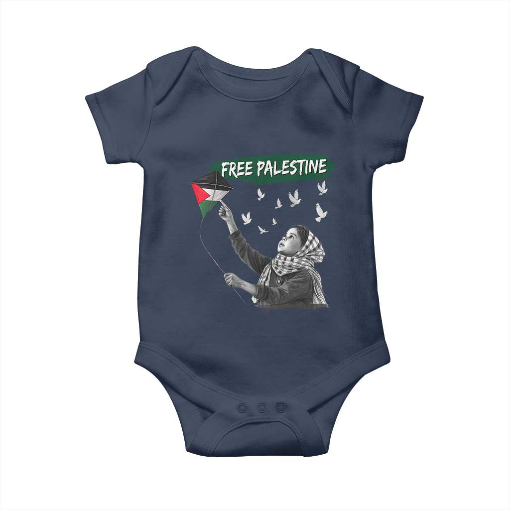 Free Palestine Baby Onesie Gaza Palestinian Flag - Wonder Print Shop