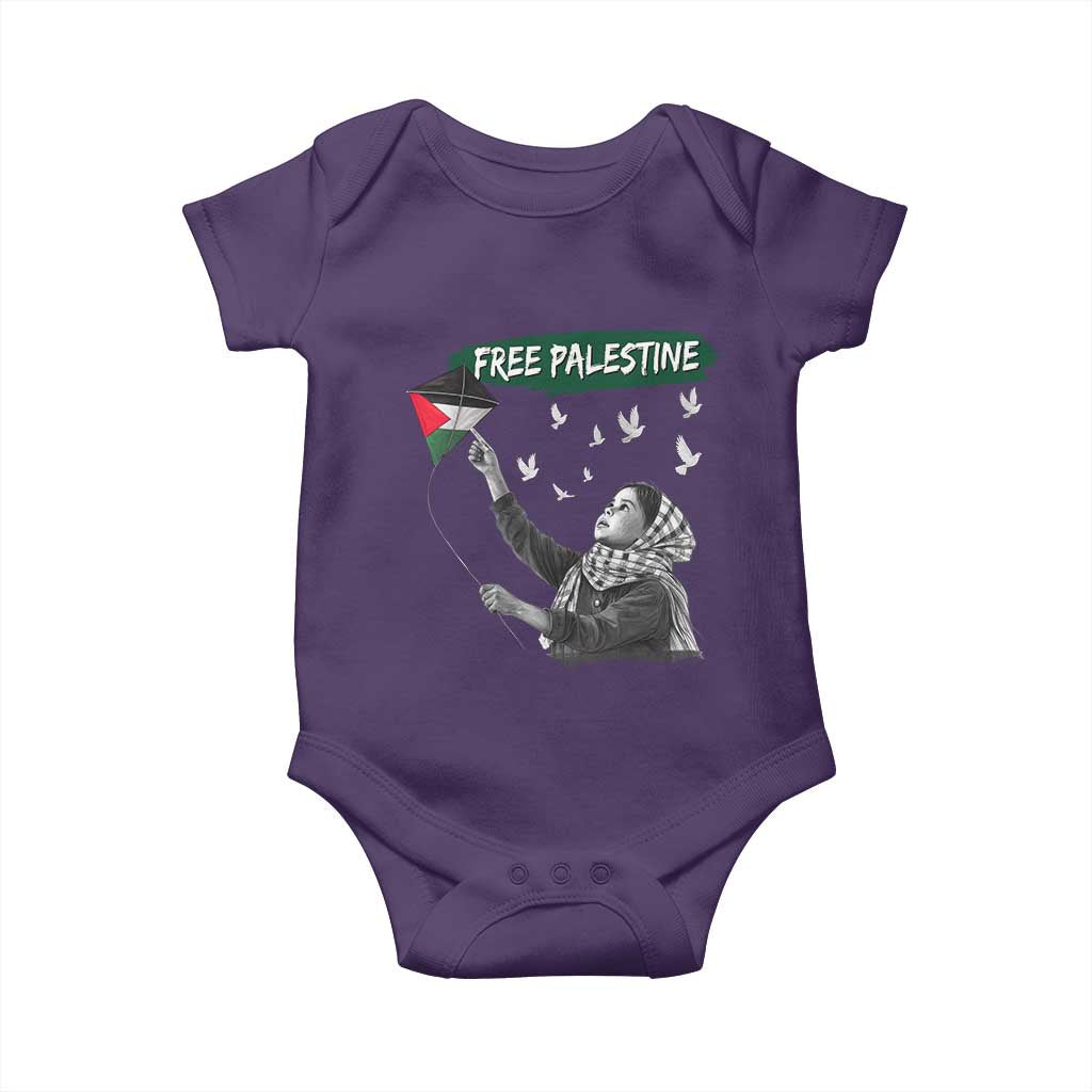 Free Palestine Baby Onesie Gaza Palestinian Flag - Wonder Print Shop
