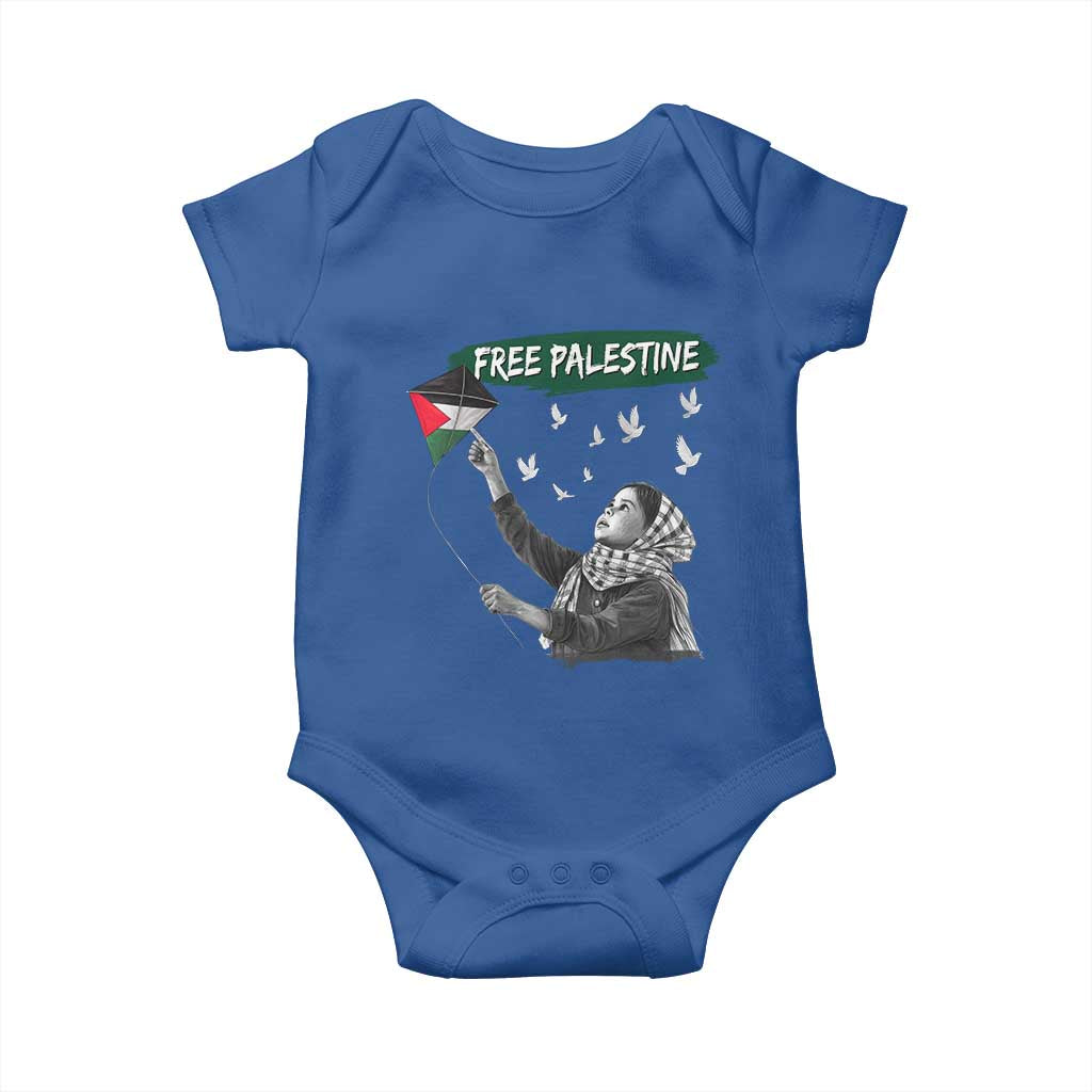 Free Palestine Baby Onesie Gaza Palestinian Flag - Wonder Print Shop