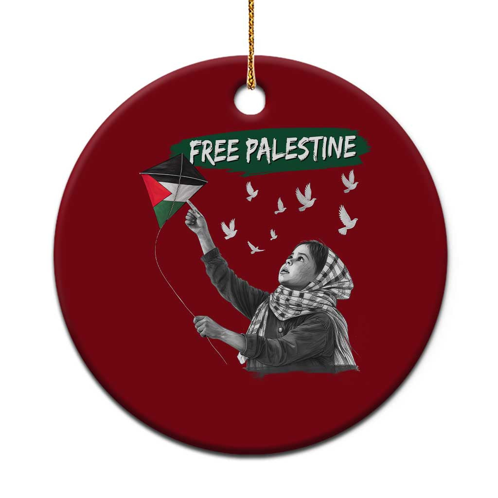 Free Palestine Ceramic Ornament Gaza Palestinian Flag - Wonder Print Shop