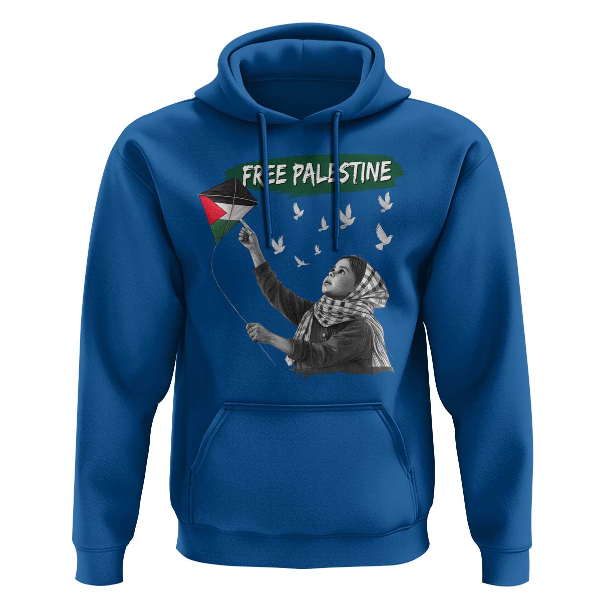 Free Palestine Hoodie Gaza Palestinian Flag - Wonder Print Shop