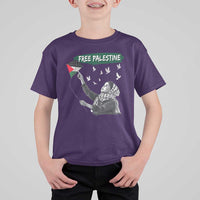 Free Palestine T Shirt For Kid Gaza Palestinian Flag - Wonder Print Shop