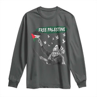 Free Palestine Long Sleeve Shirt Gaza Palestinian Flag - Wonder Print Shop