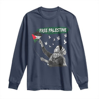 Free Palestine Long Sleeve Shirt Gaza Palestinian Flag - Wonder Print Shop