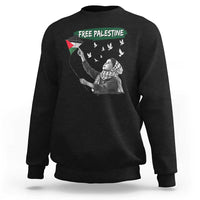 Free Palestine Sweatshirt Gaza Palestinian Flag - Wonder Print Shop