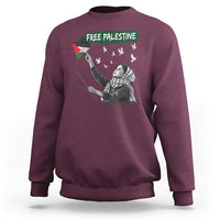 Free Palestine Sweatshirt Gaza Palestinian Flag - Wonder Print Shop