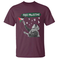 Free Palestine T Shirt Gaza Palestinian Flag - Wonder Print Shop
