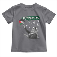 Free Palestine Toddler T Shirt Gaza Palestinian Flag - Wonder Print Shop