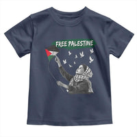 Free Palestine Toddler T Shirt Gaza Palestinian Flag - Wonder Print Shop