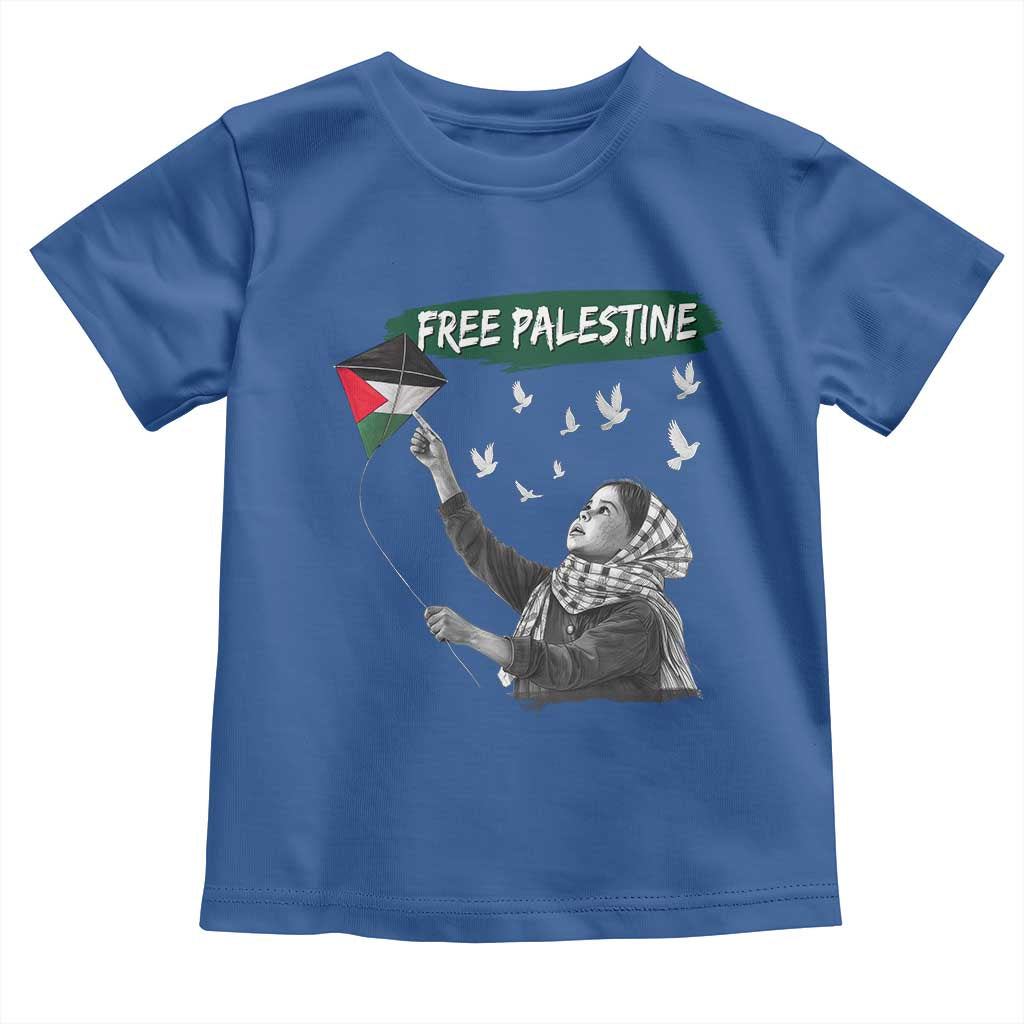 Free Palestine Toddler T Shirt Gaza Palestinian Flag - Wonder Print Shop