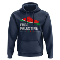 Free Palestine Hoodie Watermelon Map - Wonder Print Shop