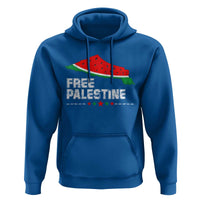 Free Palestine Hoodie Watermelon Map - Wonder Print Shop