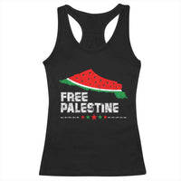 Free Palestine Racerback Tank Top Watermelon Map - Wonder Print Shop