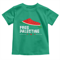 Free Palestine Toddler T Shirt Watermelon Map - Wonder Print Shop