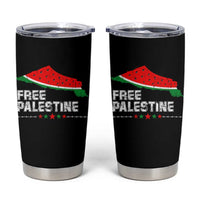 Free Palestine Tumbler Cup Watermelon Map - Wonder Print Shop