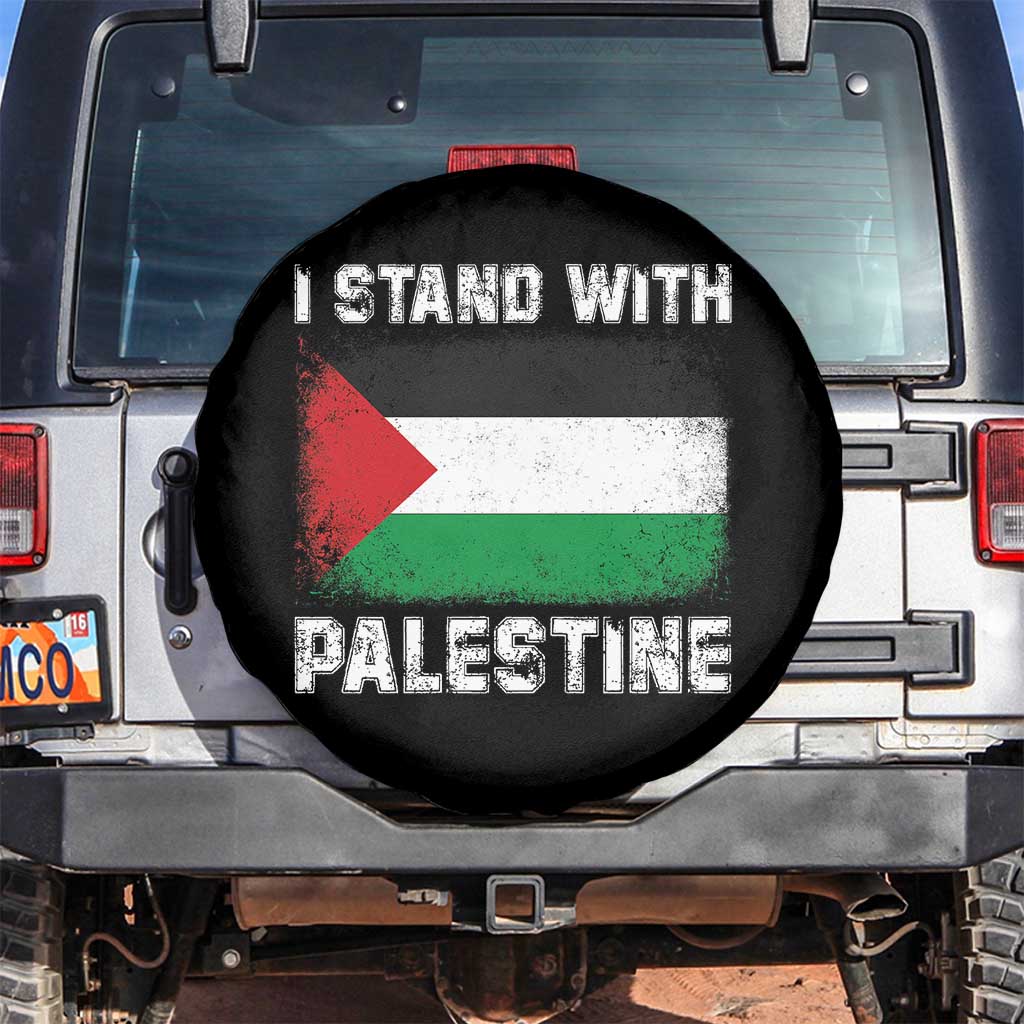 Stand With Palestine Spare Tire Cover Gaza Palestinian Flag - Wonder Print Shop
