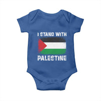 Stand With Palestine Baby Onesie Gaza Palestinian Flag - Wonder Print Shop