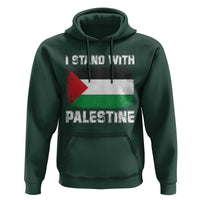 Stand With Palestine Hoodie Gaza Palestinian Flag - Wonder Print Shop